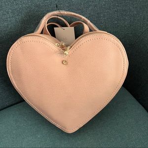 Lauren Conrad pink heart backpack NWT